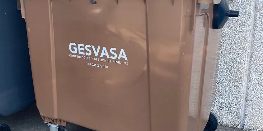 Imagen contenedor recogida selectiva en La Rioja Logroño GESVASA