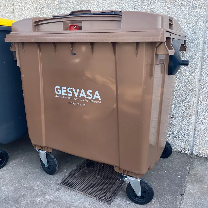 Imagen contenedor recogida selectiva en La Rioja Logroño GESVASA