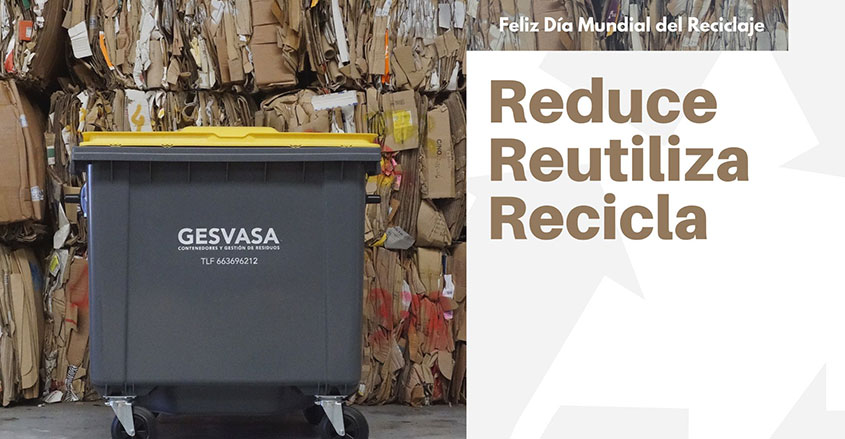 Imagen día mundial del Reciclaje para portada Gesvasa