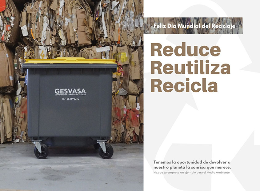 Imagen para el día mundial del Reciclaje Gesvasa