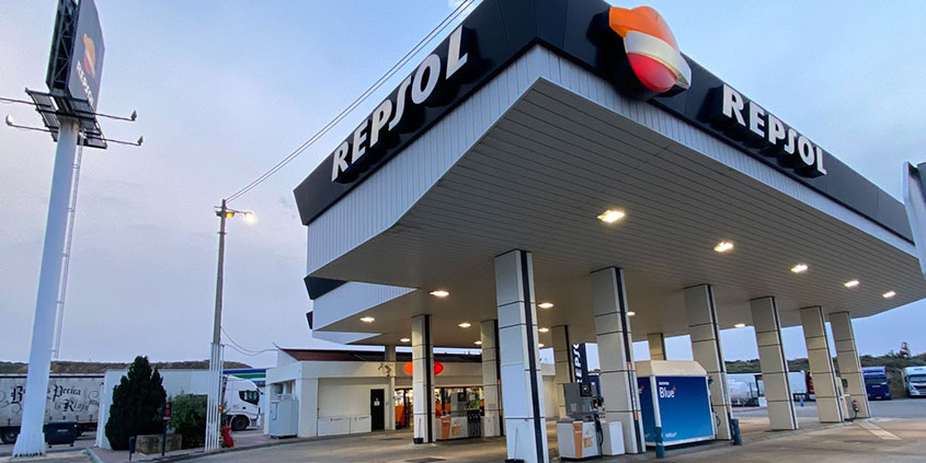 Foto de estación de servicio Repsol acuerdo con Gesvasa gestión de residuos