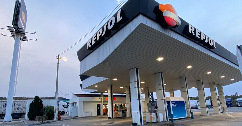 Foto de estación de servicio Repsol acuerdo con Gesvasa gestión de residuos