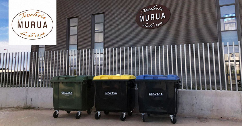 Imagen de la empresa Tonelería Murua y los contenedores de Gesvasa